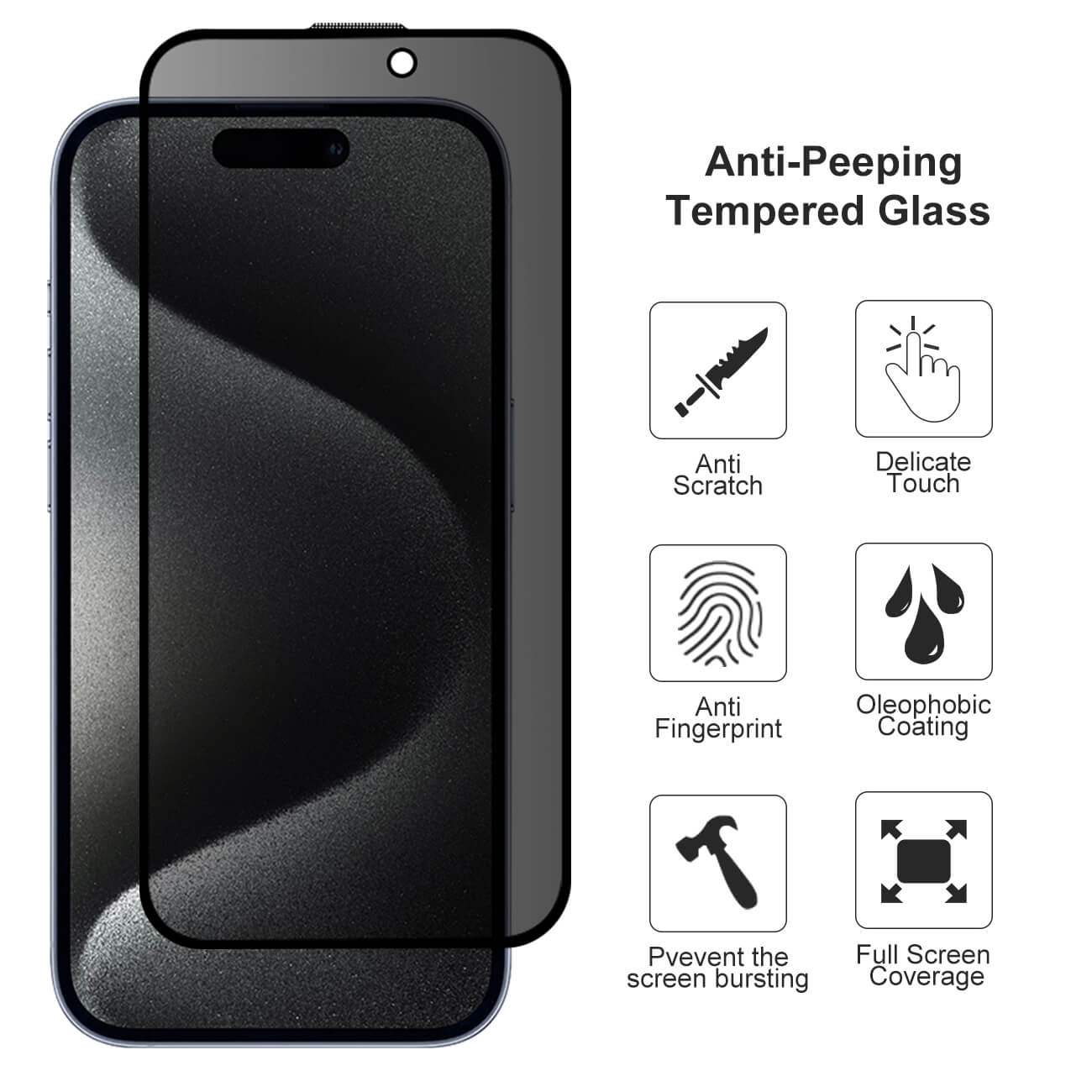 All-in-One Protection Package for iPhone 15/Plus/Pro/ProMax